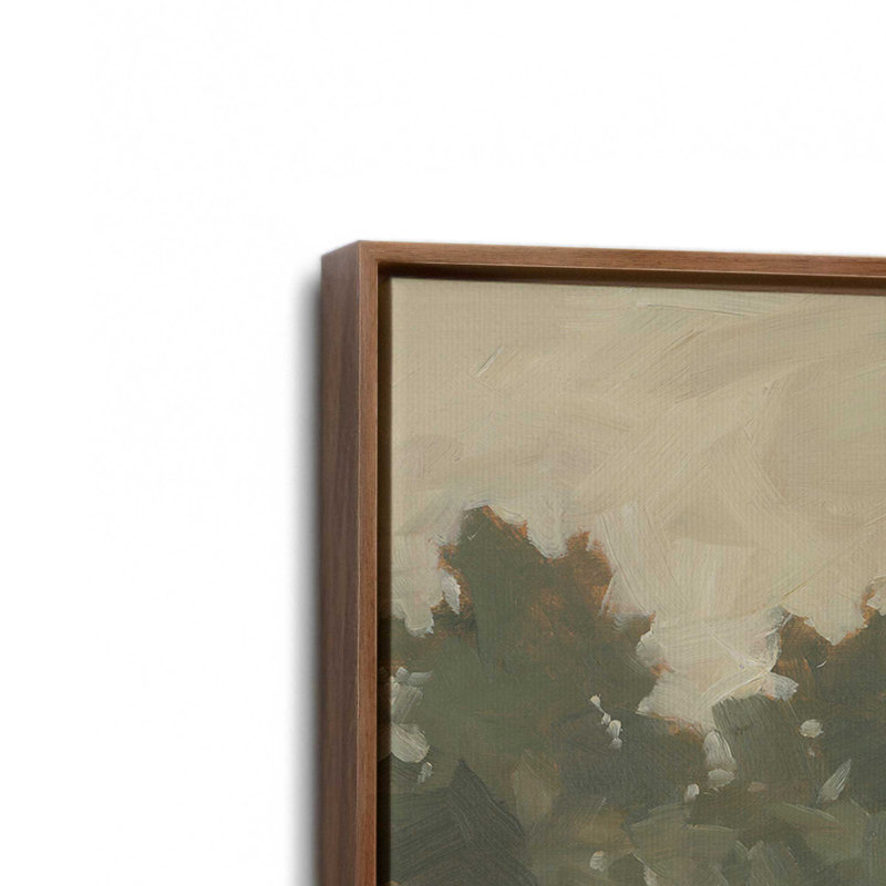«Hillside Harvest II» par Ethan Harper, reproduction d'art sur toile, H 12 po x l 16 po, Cadre flottant sans passe-partout