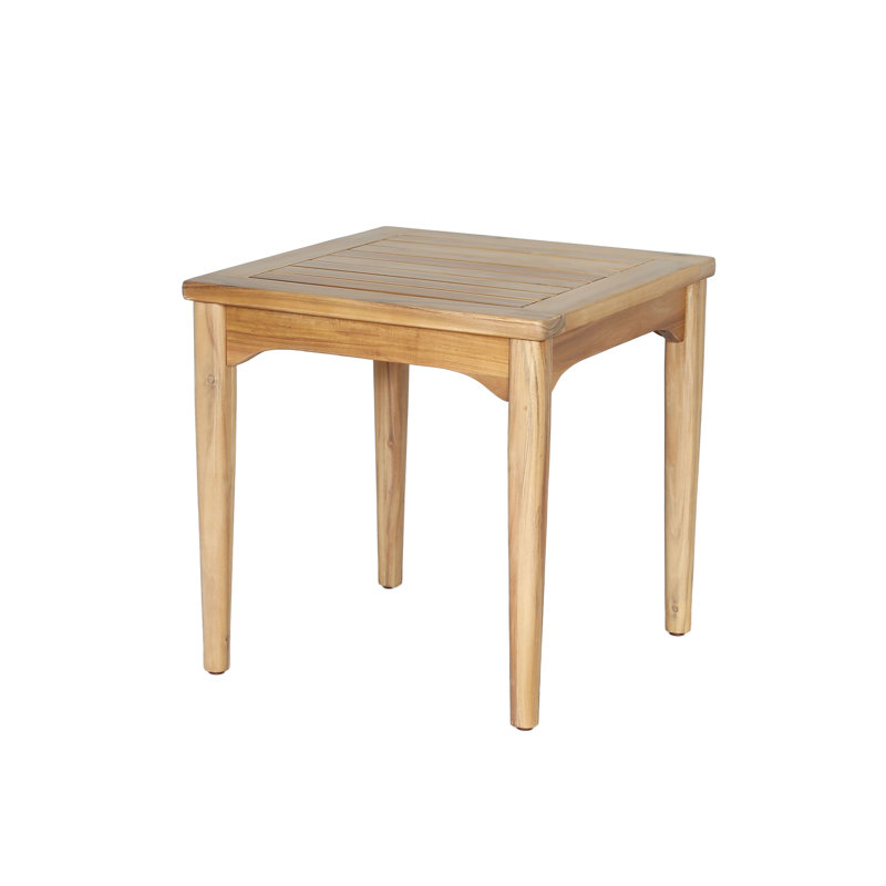 Launia Solid Wood End Table