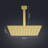 Rain Fixed Shower Head 1.8 GPM GPM with Self-Cleaning-90694493