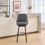 Tabouret de bar et de toupie pivotant 2 pièces, réglable 24 po et 30 po