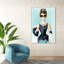 Bubble Gum and Diamonds - peinture à cadre flottant sur toile-66422915