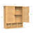 Cleonte Bamboo Bathroom Wall Cabinet with 2 Doors & Adjustable Shelf-2003491242