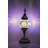 Kafthan Turkish Lamp w/ Plug-in - Mosaic Stained Glass Table Lamp, - Pavla Vintage Moroccan Lamp-974720802