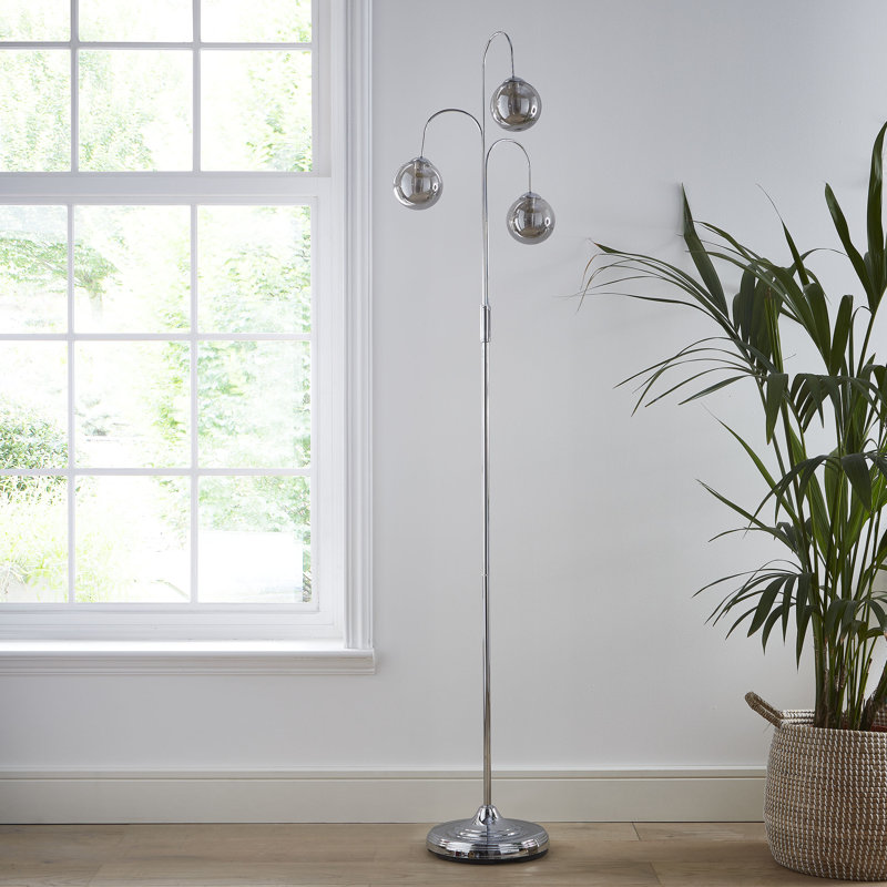 Freudenburg 165cm Chrome Tree Floor Lamp
