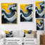 Ause - Art mural abstrait, salon-2143768061-2143768050-2143768051