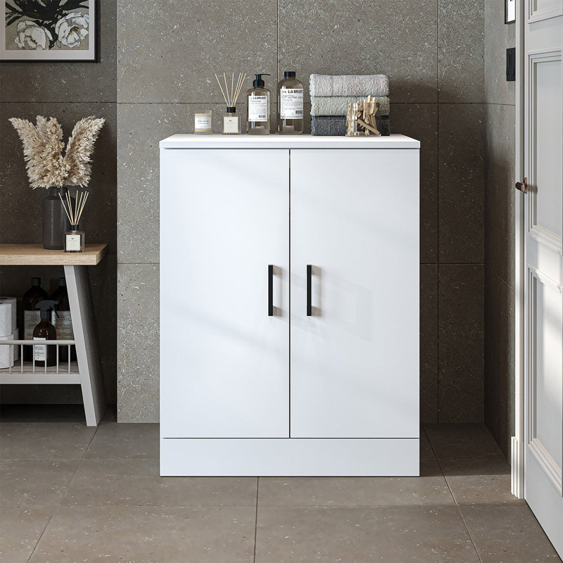 Manufactured Wood Laundry Room Organiser, White