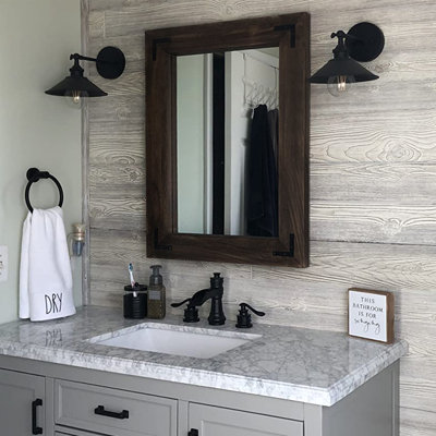 Forbell Wood Wall Mirror