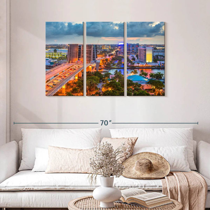 Nicci Fort Lauderdale Drawbridge, 28" H x 45" W