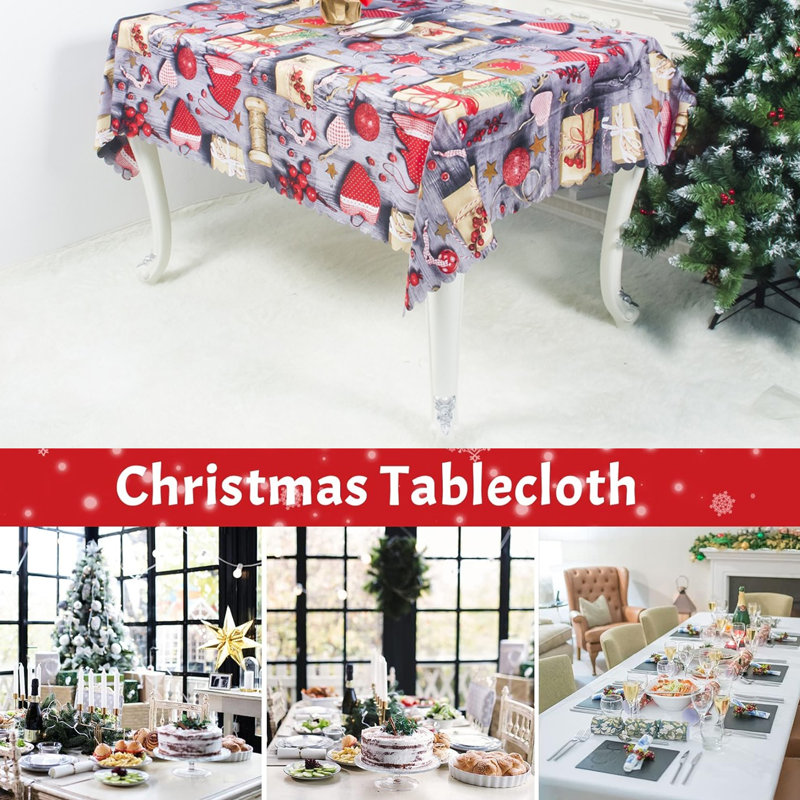 Printed Christmas Table Cloth