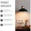 16.5cm H Metal Lamp Shade-1329220016