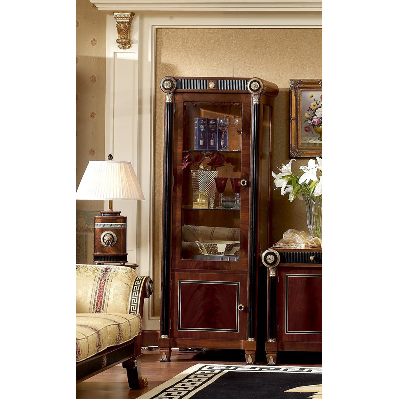 Empire Solid Wood Lighted China Cabinet