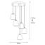 Pridgen 5 - Light Black Cluster Pendant