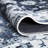  Washable Non-Slip Rug - Dark Blue Traditional Bordered Runner for Entryway, Hallway, Bathroom, and Kitchen-114442212