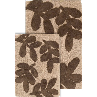 Ensemble de tapis de bain 100% coton antidérapant Elar