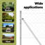 Chain Link Fence With 7 Posts Galvanised Steel-1935543301-1935543302