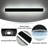 2-Pack Outdoor Wall Light Fixtures Modern Long LED Wall Sconce Black Exterior Light Fixture Ip65 Waterproof Wall Lampmetal Rectangular Wall Lights For Villa Patio, Courtyard, Porch Bedroom.-434696946