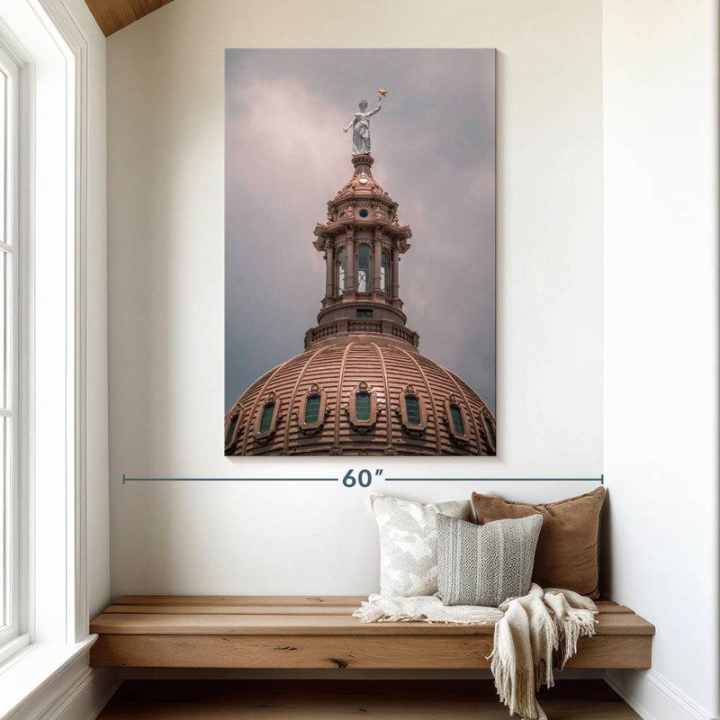 Aime Austin Texas Capitol Dome, 51" H x 34" W