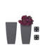Ensemble de pots à fleurs auto-arrosants 2 pièces Hymie-371960100