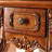 Solid wood flower shelving interior multi-layer
