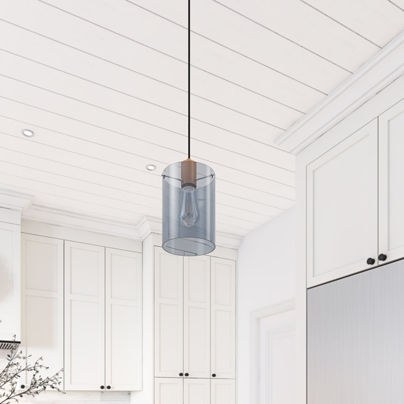 Luminaire suspendu cylindrique à 1 lumière Nahant