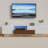 Jamah Modern LED TV Stands with Storage Entertainment Center