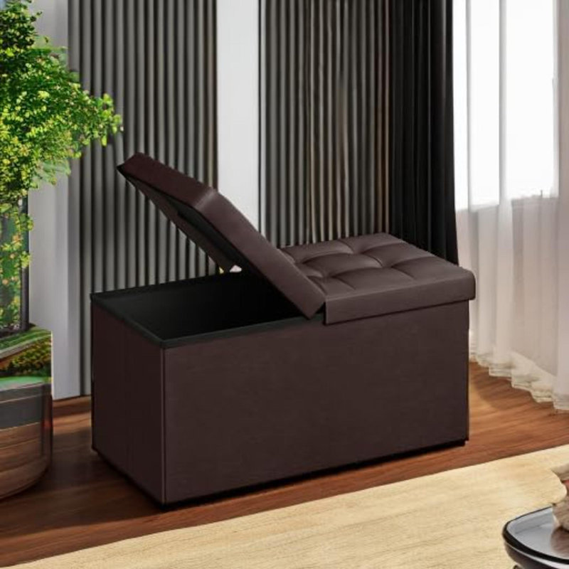 Banc de rangement avec repose-pieds MAZIE Collection