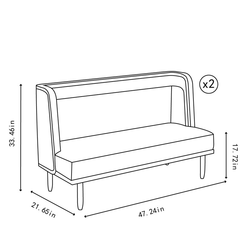 Faux Leather Upholstered Bench