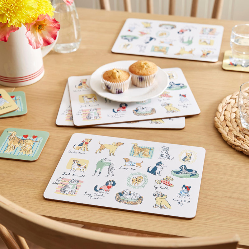 Best In Show Paper Printed MDF Placemat