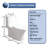 1-Piece 1.1/1.6 GPF Water-Efficient Dual-Flush Elongated Standard-Size Toilet With Soft Closing Seat, Glassy White-122433441