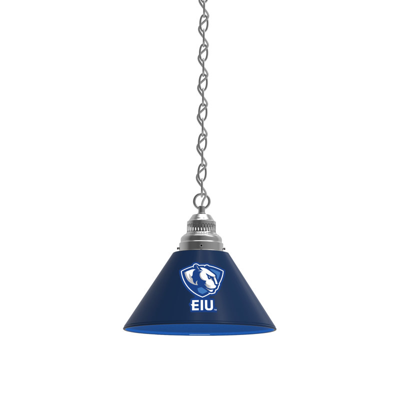 1 - Light Single Pendant, Chrome, Eastern Illinois Panthers