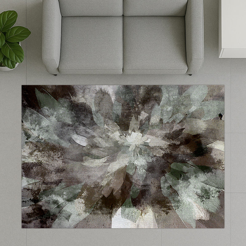 Abstract Area Rug, Rectangle 140 x 200 cm