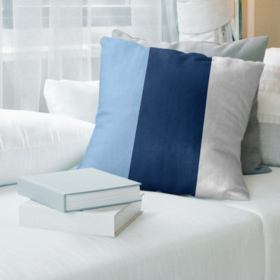 Striped Linen Reversible Throw Pillow