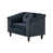 Chaise noire de 37 po