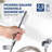 High Pressure Shower Head Handheld Shower Head Chrome Plated Shower Wand,Modern Design Showerhead Sprayer 2" Face