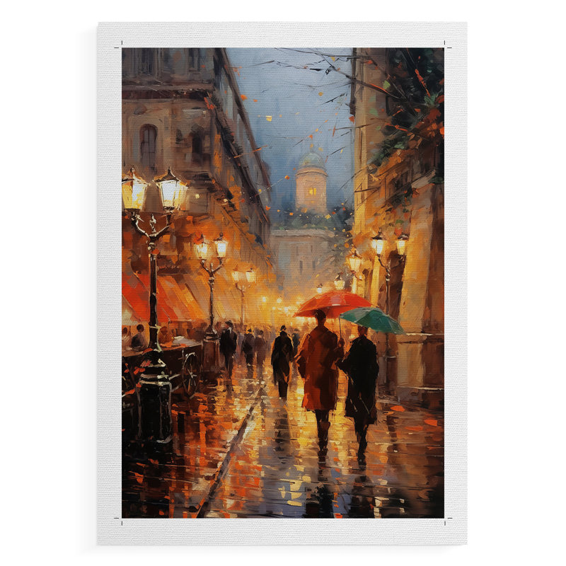 Christmas Holiday Art DCCXVI - Impression sur toile seulement - NON-CADRE, H 18 po x l 12 po