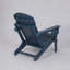 Chaise Adirondack pliante en PEHD avec porte-gobelet - Bleu marine-196953235