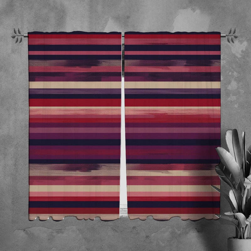 Paire de rideaux obscurcissant en polyester Kynlei, L 40 po x L 82 po