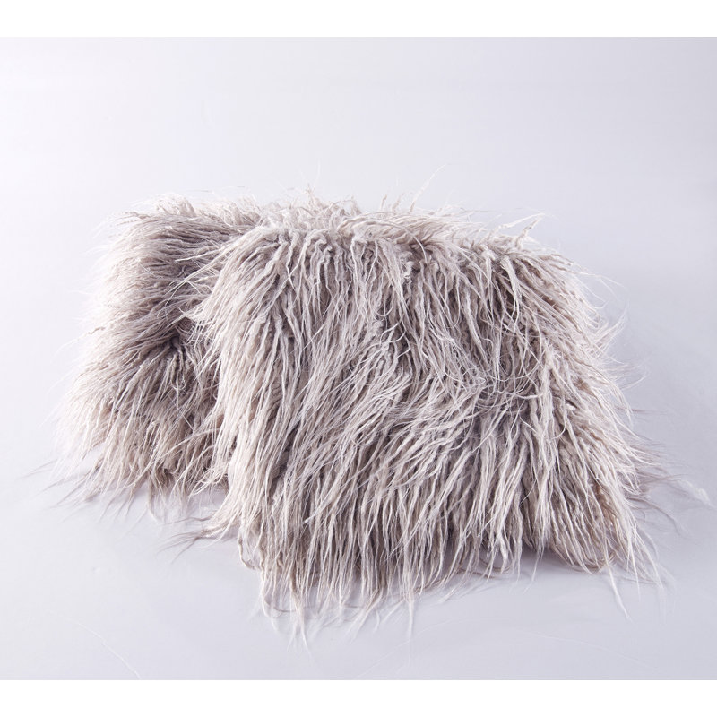 Housse de coussin Mongolian, Nuage argenté