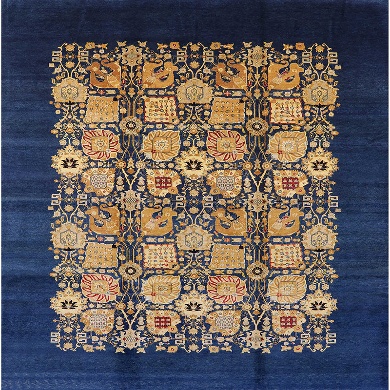 Oriental Indoor Rug, Square 3'