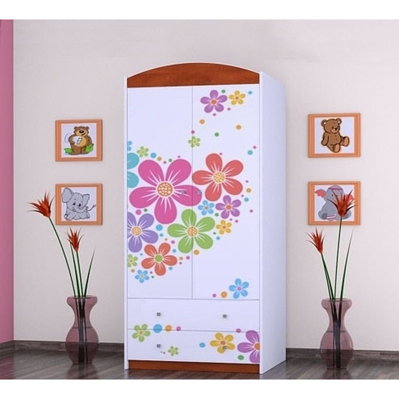 Witten 2 Door Wardrobe, Red