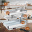 Electric Chafing Dish Set with Temperature Control, 9QT Stainless Steel Food Servers and Warmers with Transparent Lid, Perfect for Catering, Weddings, and Parties, High-Quality Buffet Set