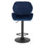 Dequavious Swivel Upholstered Adjustable Height Counter Stool with Metal Frame-1219809669-1125359101