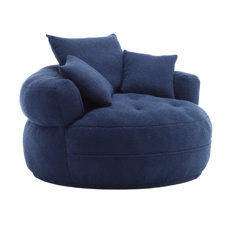 Fauteuil-lit Fluffy, Dark Blue Chenille