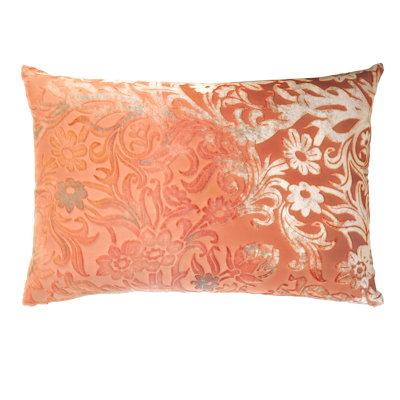Lumbar Velvet Pillow Cover & Insert