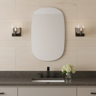Lochdale Bathroom Bedroom Wall Fixture With Clear Ribbed Shade