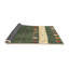 Tapis abstrait vert / beige Tora-396503076