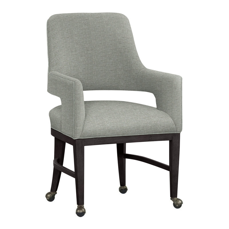 Chaise avec accoudoirs Josie, Mastic 3152, Gris anthracite