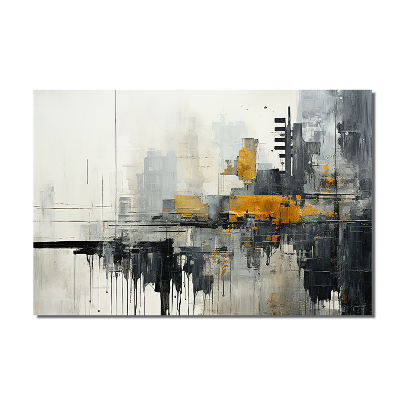 Paysage urbain abstrait III - Collages abstraits, art mural