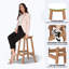 Tabouret de bar en PEHD aspect bois-1201081004