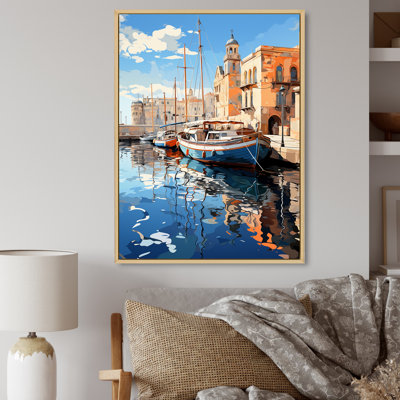 Spain Mediterranean Harbour In Valenciain I - Nautical & Beach Wall Art Prints